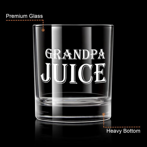 Unique Grandpa Whiskey Glass Set
